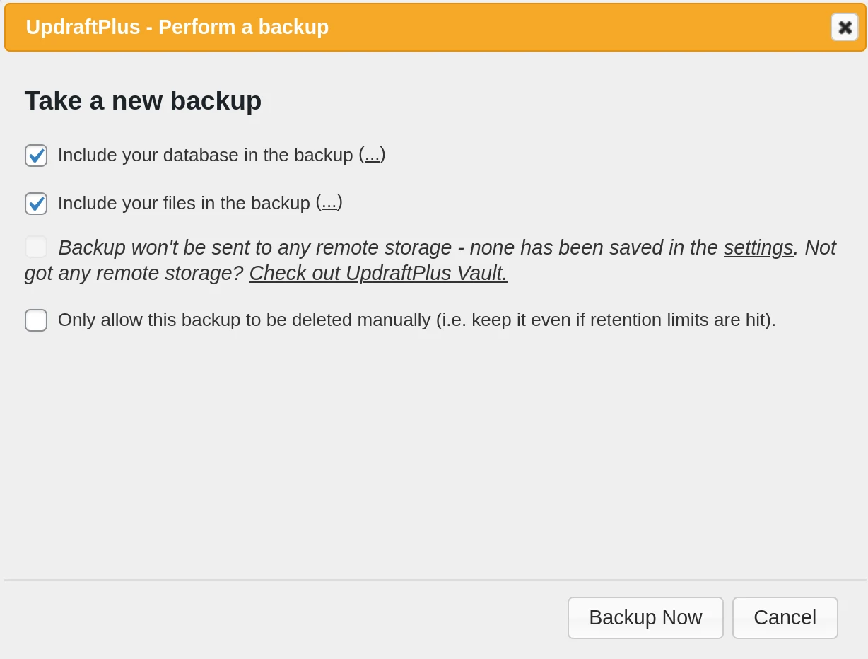 Wp Updraftplus Backup